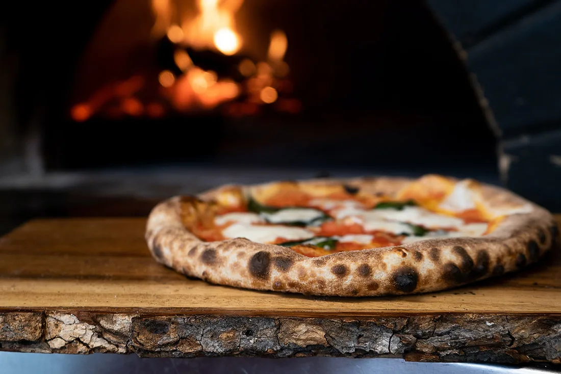 Fresh pizza Fresh oven backed pizza
